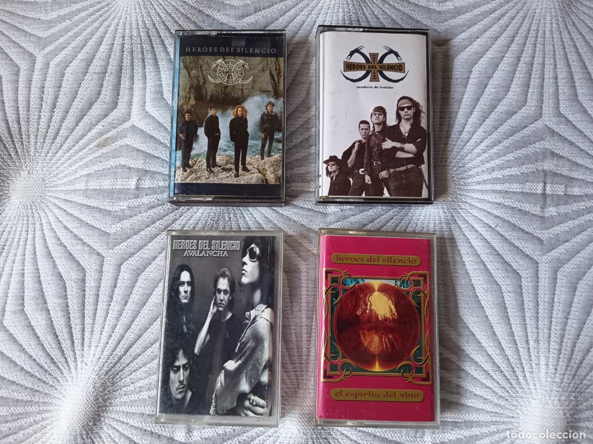 Casetes antiguos: Heroes del silencio - 4 cassettes.