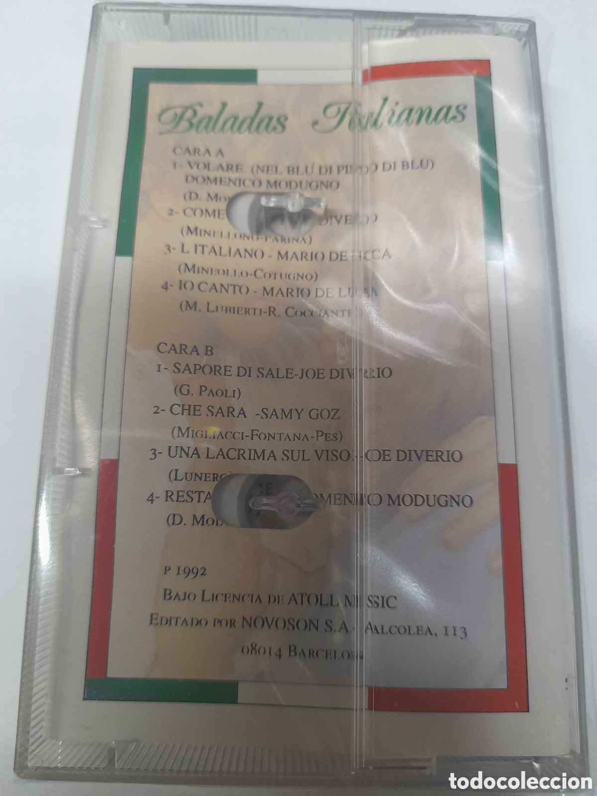 Casetes antiguos: BALADAS ITALIANAS. VOL 1. - Foto 2