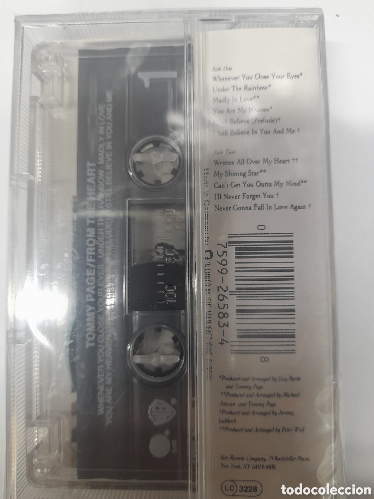Casetes antiguos: TOMMY PAGE. From the heart. - Foto 2