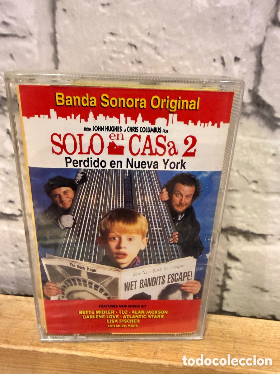 Casetes antiguos: B.S.O. Solo En Casa 2 Perdido En Nueva York. Casette edici&oacute;n espańa. Buen estado