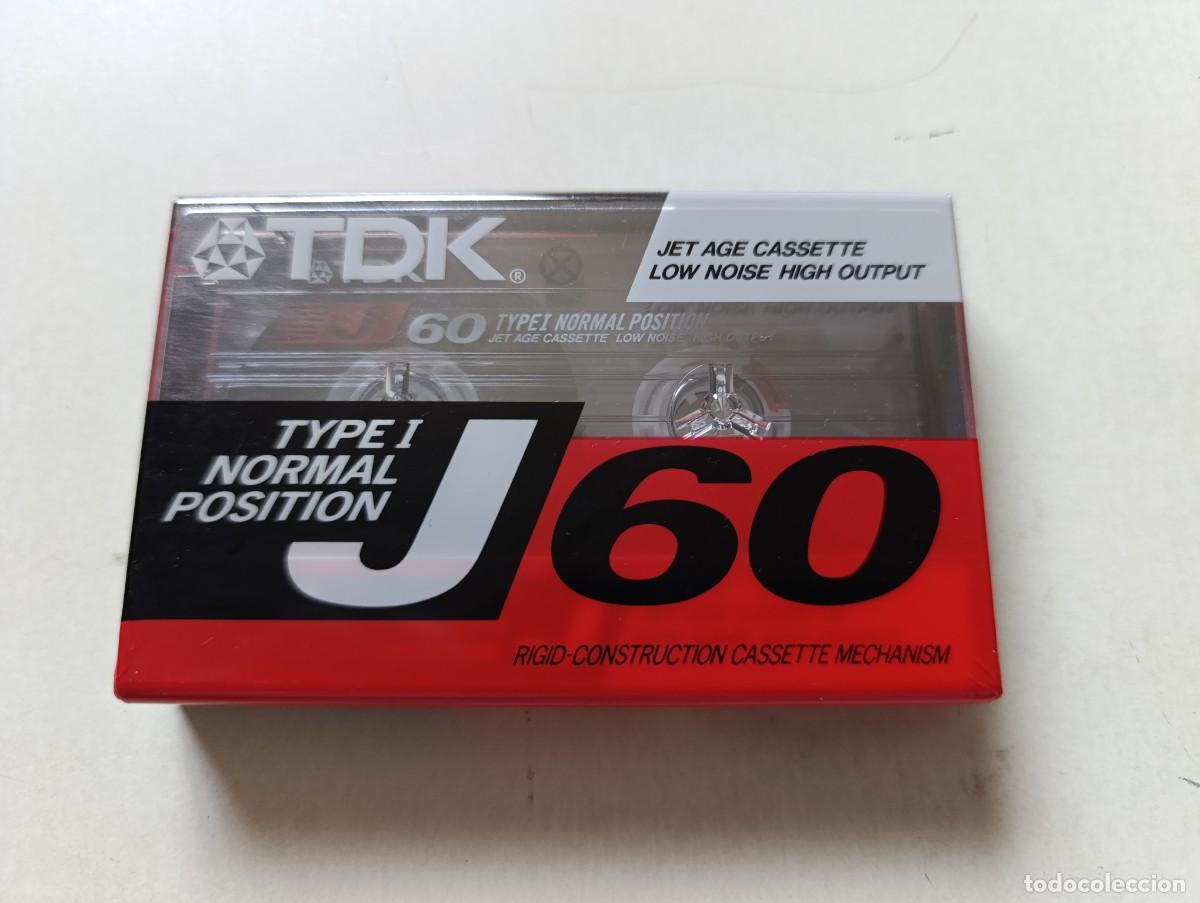 Casetes antiguos: Cinta de Cassette TDK J60 type I Normal Position NUEVA Precintada 60 minutos de duraci&oacute;n casete tape