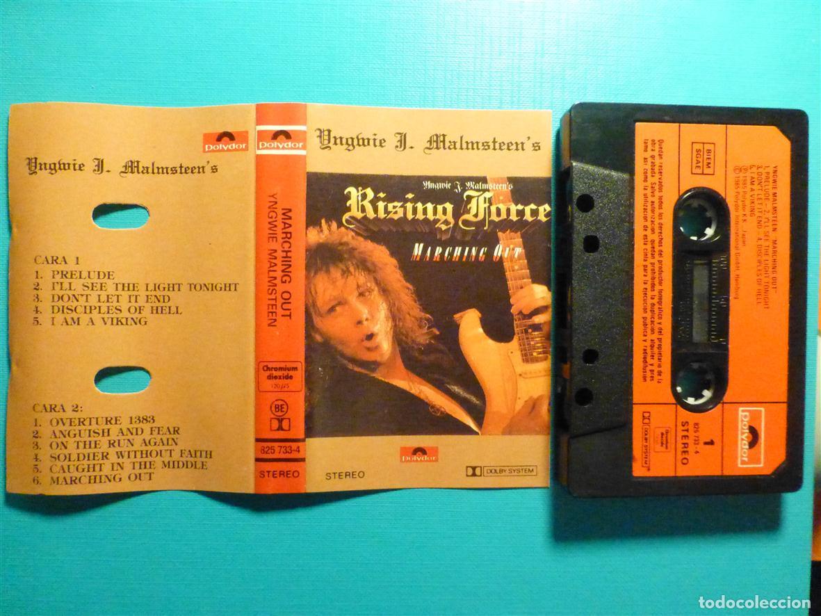 Casetes antiguos: Cinta Cassette, Casete - Yngwie Malmsteen - Marching Out - Polydor 1988 - Heavy Metal _ Rock Duro