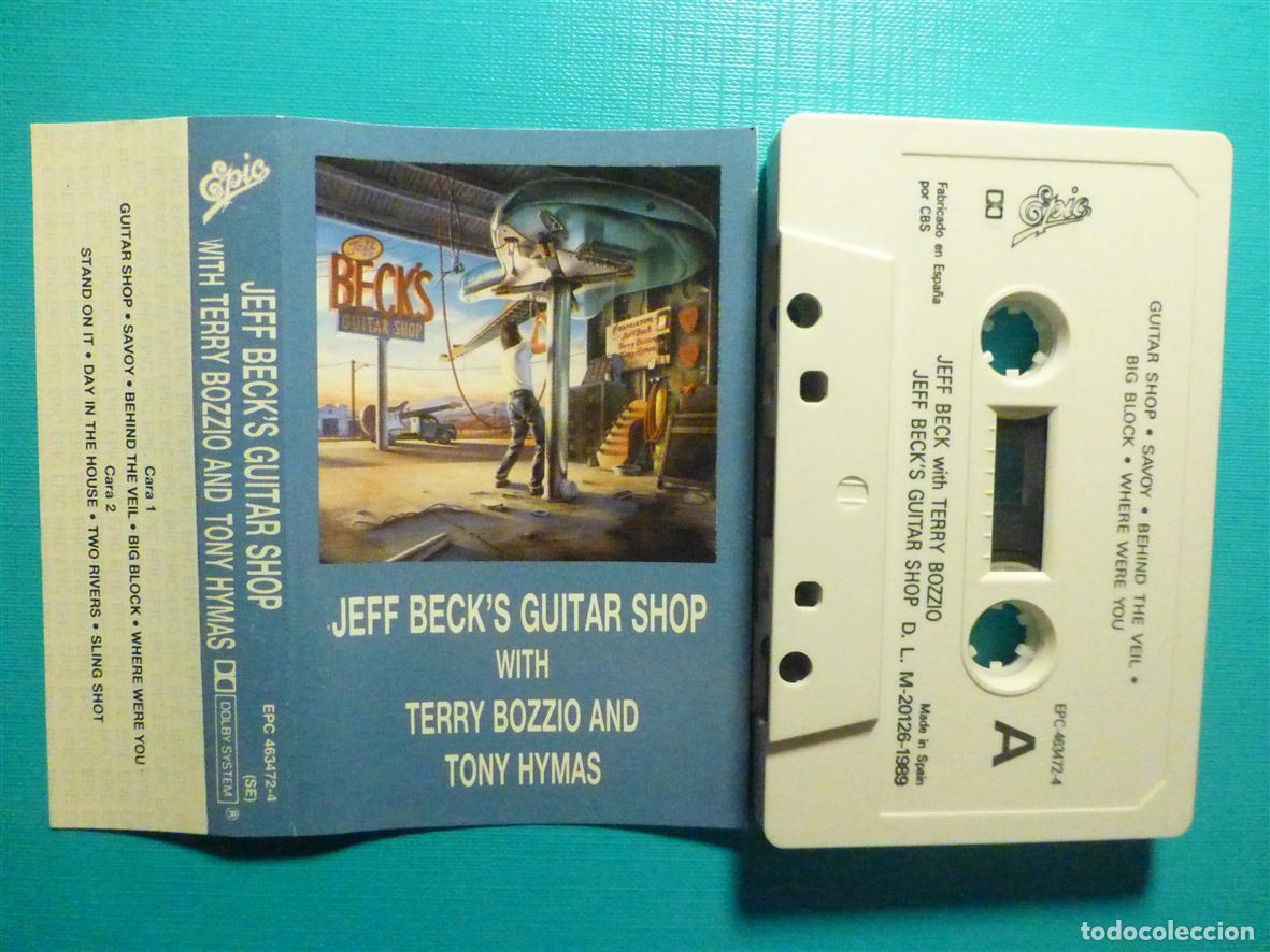 Casetes antiguos: Cinta Cassette, Casete - Jeff Beck - Guitar Shop, Terry Bozzio, Tony Hymas ,Epic 1989 - Heavy Metal