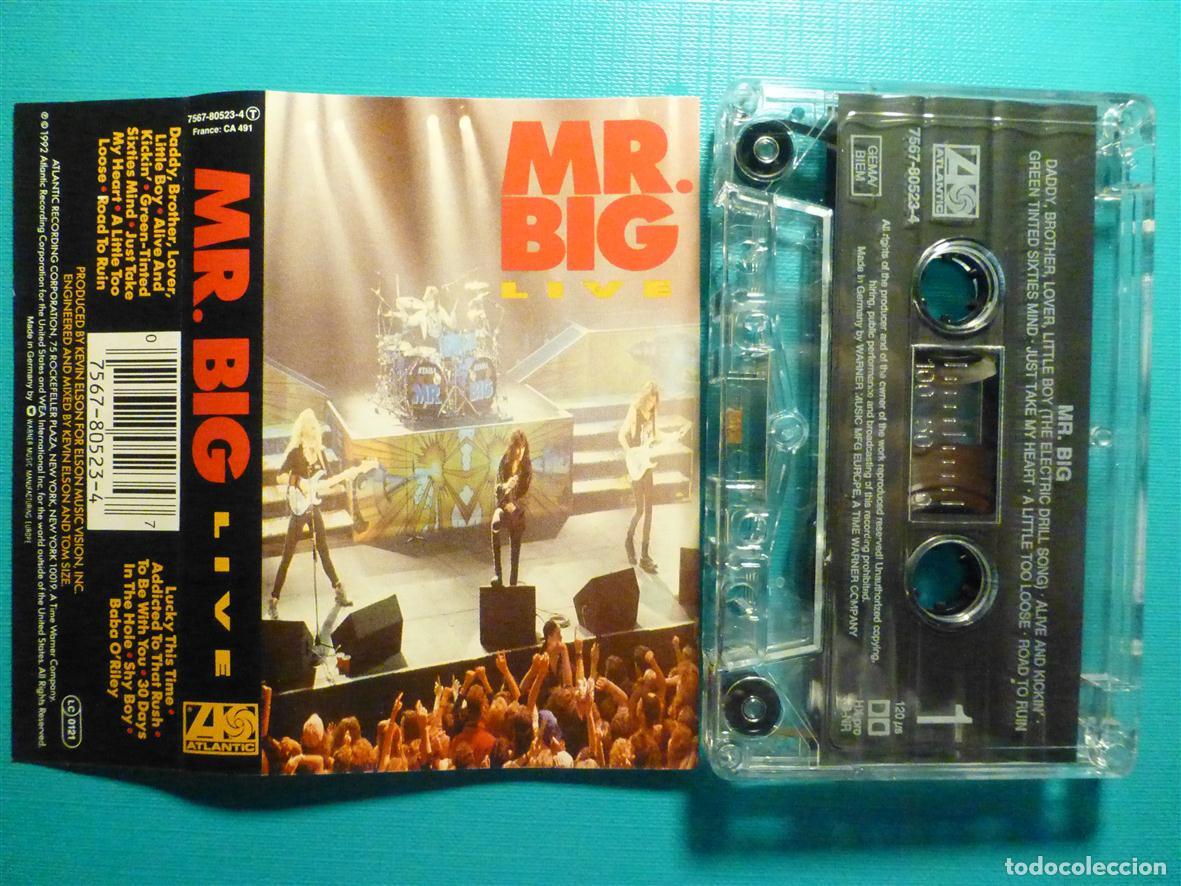 Casetes antiguos: Disco Vinilo Long Play LP - Mr. Big - Live - Atlantic Warner 1992 - Heavy Metal, Rock Duro