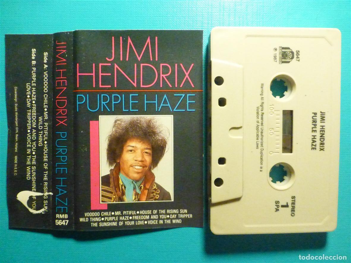 Casetes antiguos: Disco Vinilo Long Play LP - Jimi Hendrix - Purple Haze - RMB 1987 - Heavy Metal Rock