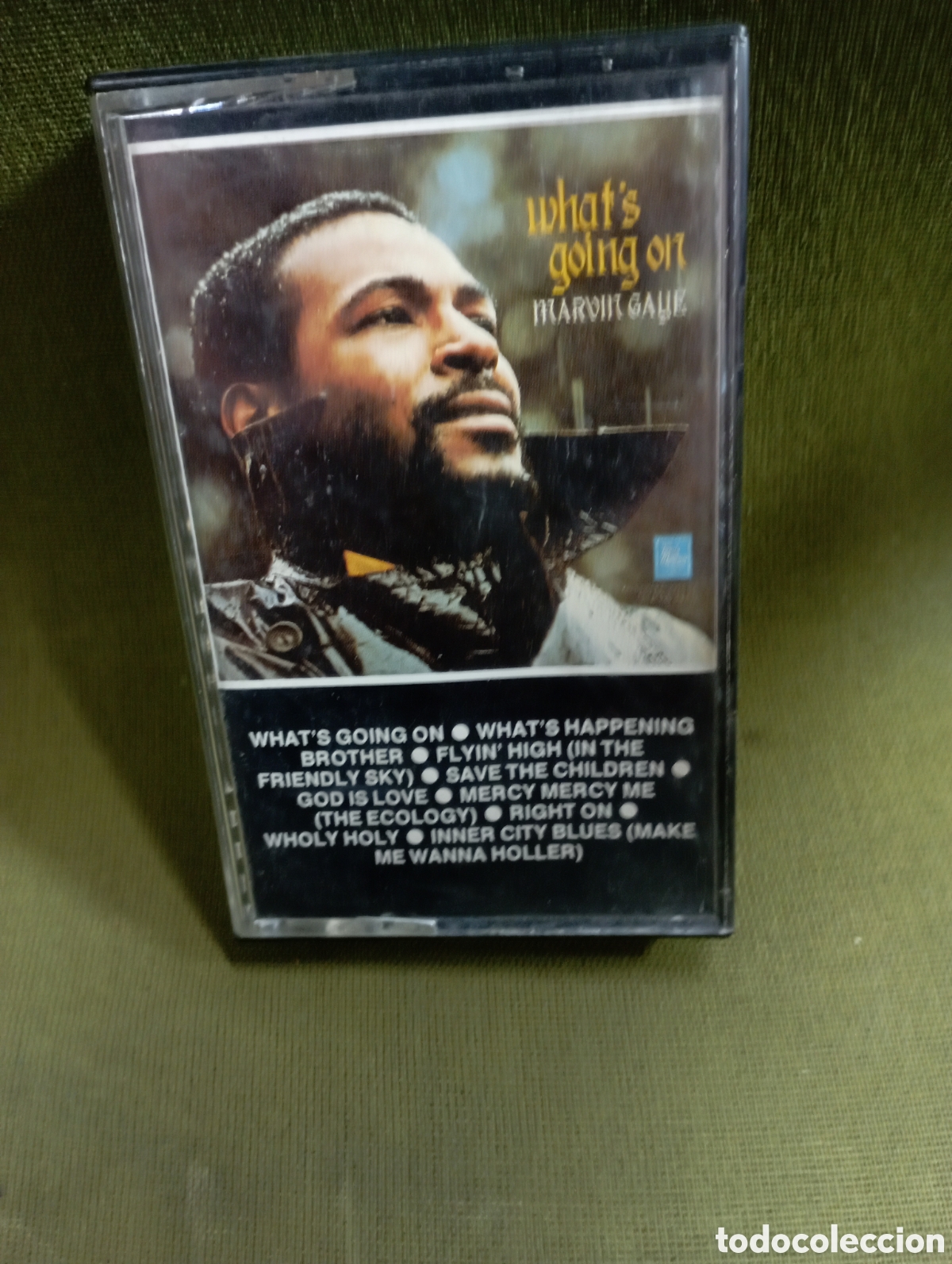 Casetes antiguos: casete Marvin gaye vwhat,s going on