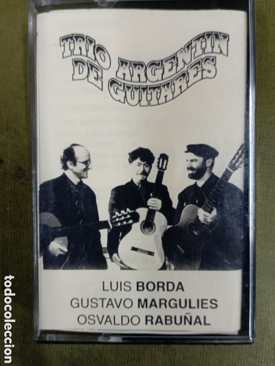 Casetes antiguos: trio argentino de guitarras casete Francia demo