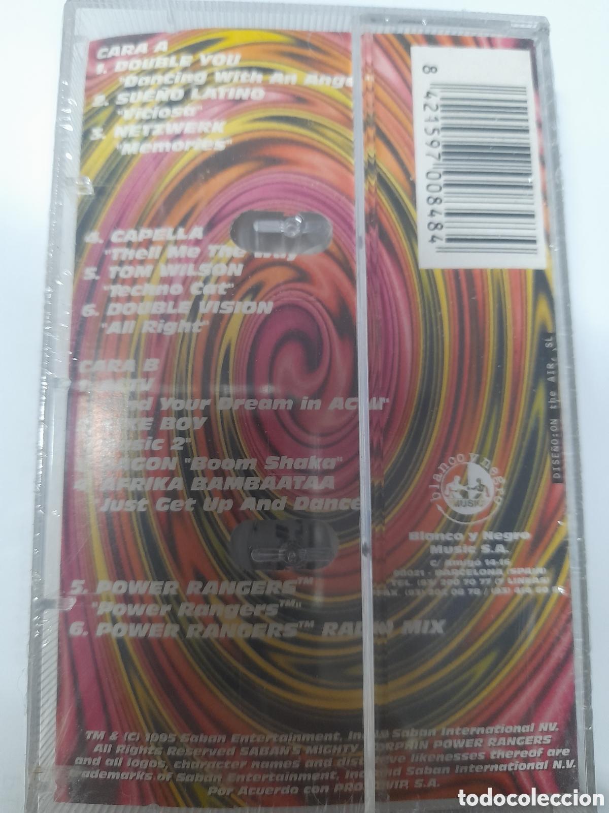 Casetes antiguos: POWER RANGERS MIX. Vol-2. - Foto 2