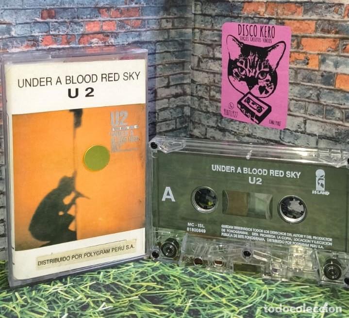 Casetes antiguos: U2 UNDER A BLOOD RED SKY CASSETTE EDICION PERUANA