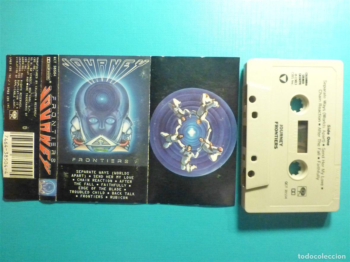 Casetes antiguos: Cinta Cassette, Casete - Journey - Frontiers - Columbia 1983 - Rock - Heavy Metal