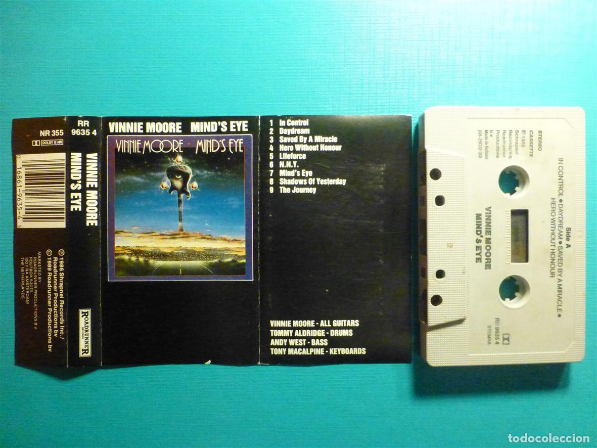 Casetes antiguos: Cinta Cassette, Casete - Winnie Moore - Mind&acute;s Eye - Schraphel Records 1986 - Rock - Heavy Metal