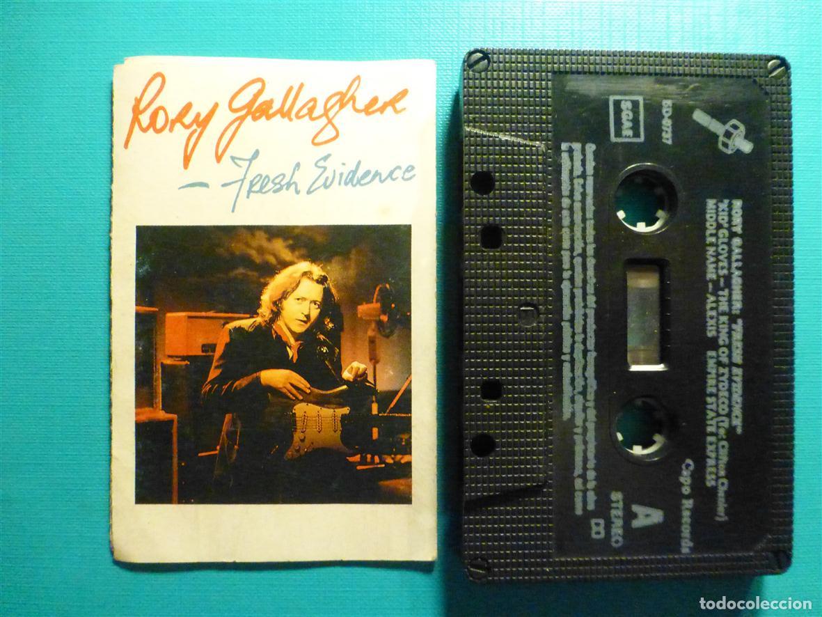 Casetes antiguos: Cinta Cassette, Casete - Roy Gallagher - Fresh Evidence - Dro 1990 - Rock - Heavy Metal