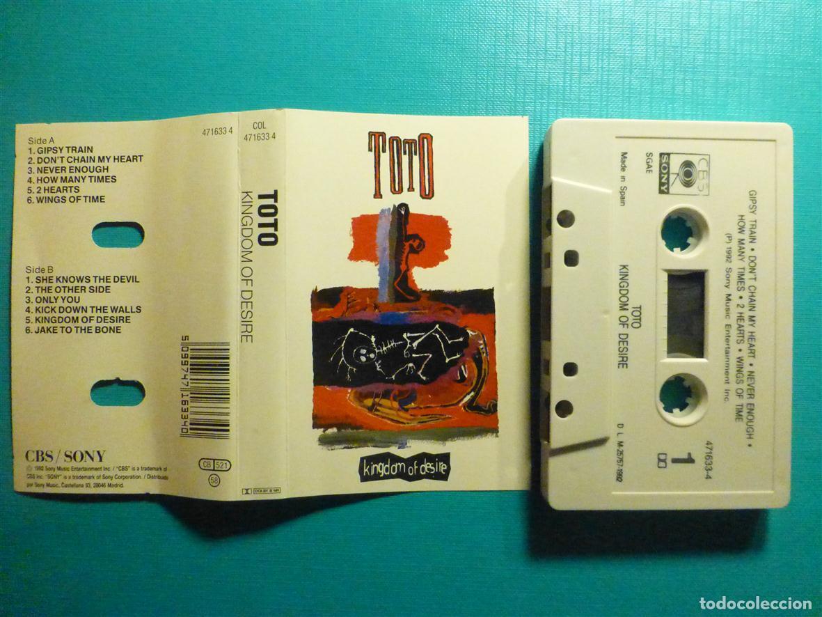 Casetes antiguos: Cinta Cassette, Casete - Toto - Kingdom of Desire - CBS 1992 - Hard Rock - Heavy Metal