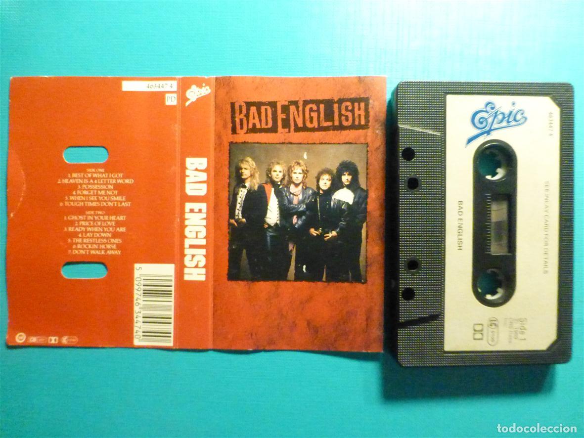 Casetes antiguos: Cinta Cassette, Casete - Bad English - Epic 1989 - Hard Rock, Heavy Metal