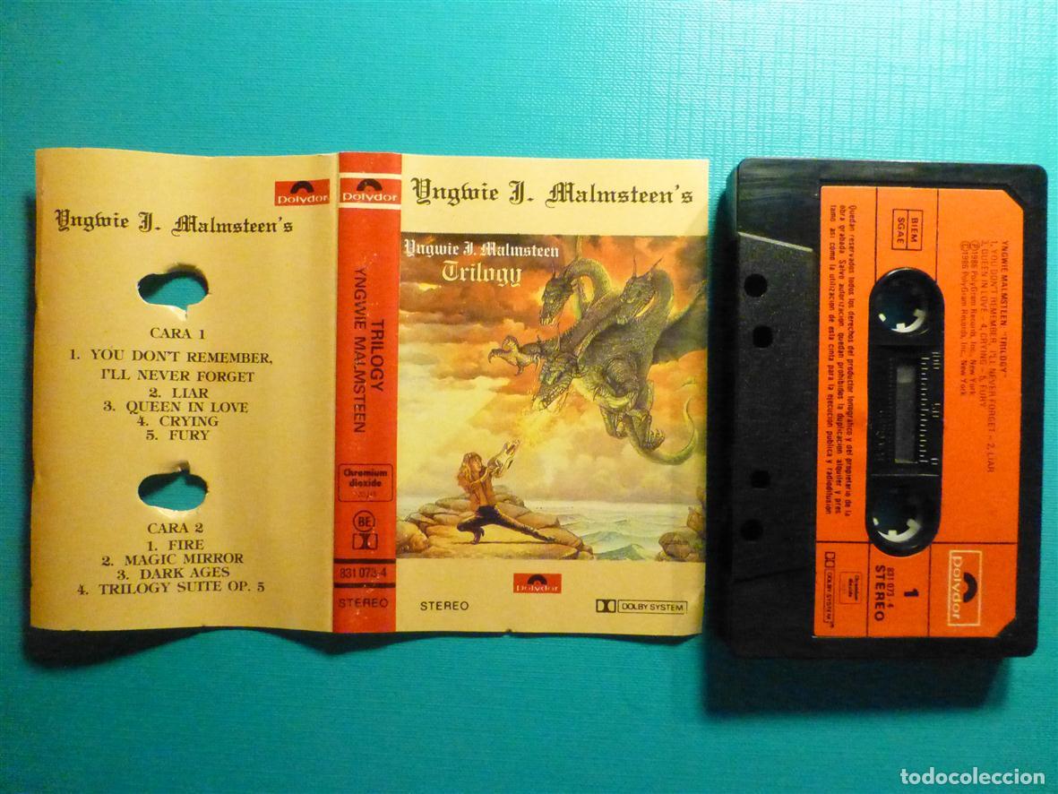 Casetes antiguos: Cinta Cassette, Casete - Yngwie Malmsteen, Trilogy - Polydor 1988 - Heavy Metal, Hard Rock