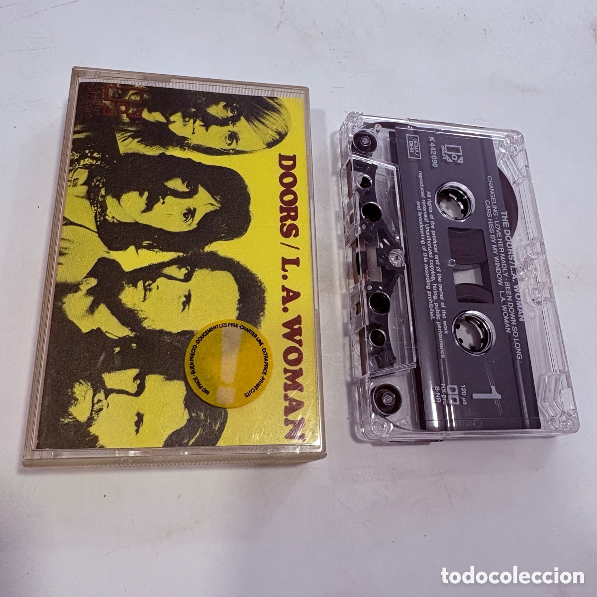 Casetes antiguos: cinta cassette the Doors L.A. Woman edicion europea