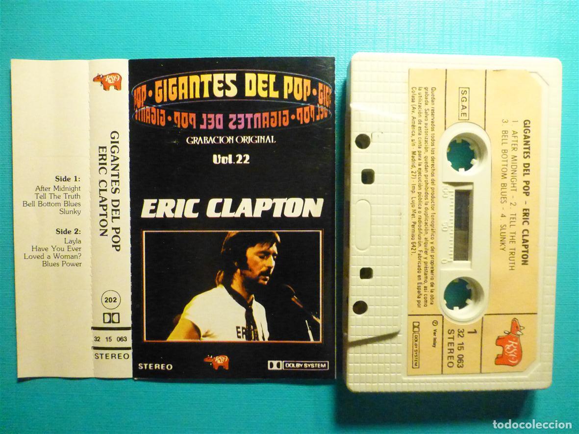 Casetes antiguos: Cinta Cassette, Casete - Eric Clapton - Gigantes del Pop - RSO 1980 - Rock
