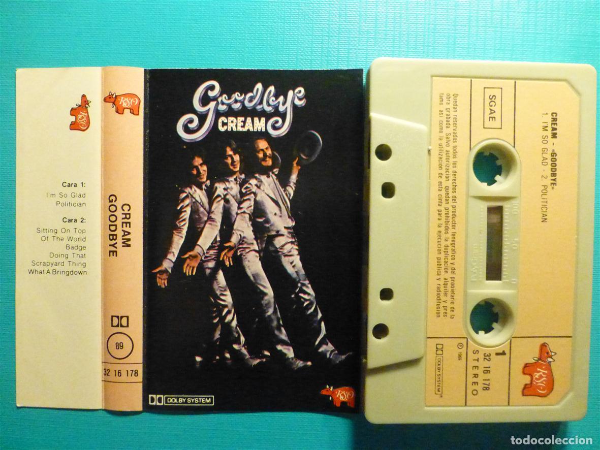 Casetes antiguos: Cinta Cassette, Casete - Cream - Goodbye - RSO 1984 - Rock