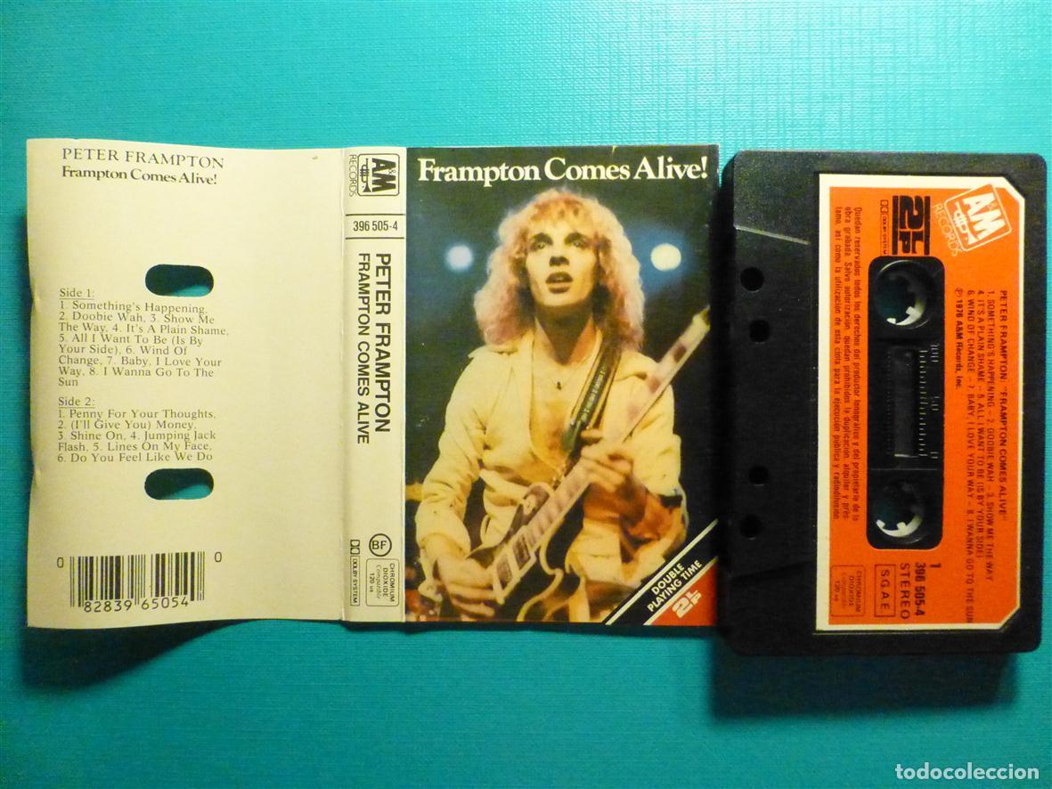 Casetes antiguos: Cinta Cassette, Casete - Peter Frampton - Comes Alive - Am Records 1986 - Rock - Doble LP