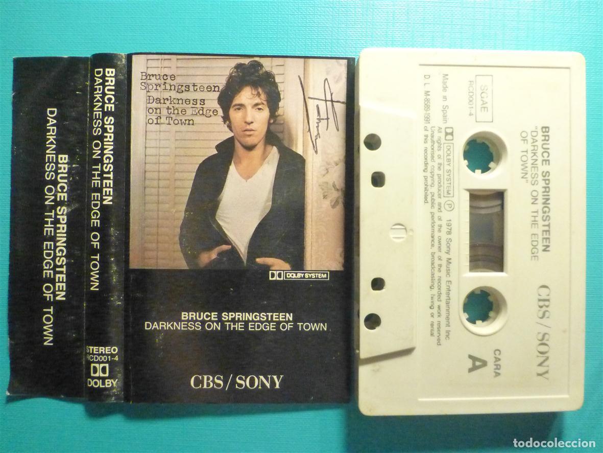 Casetes antiguos: Cinta Cassette, Casete - Bruce Springsteen - Darkness on the Edge of Town - CBS Sony 1991 -