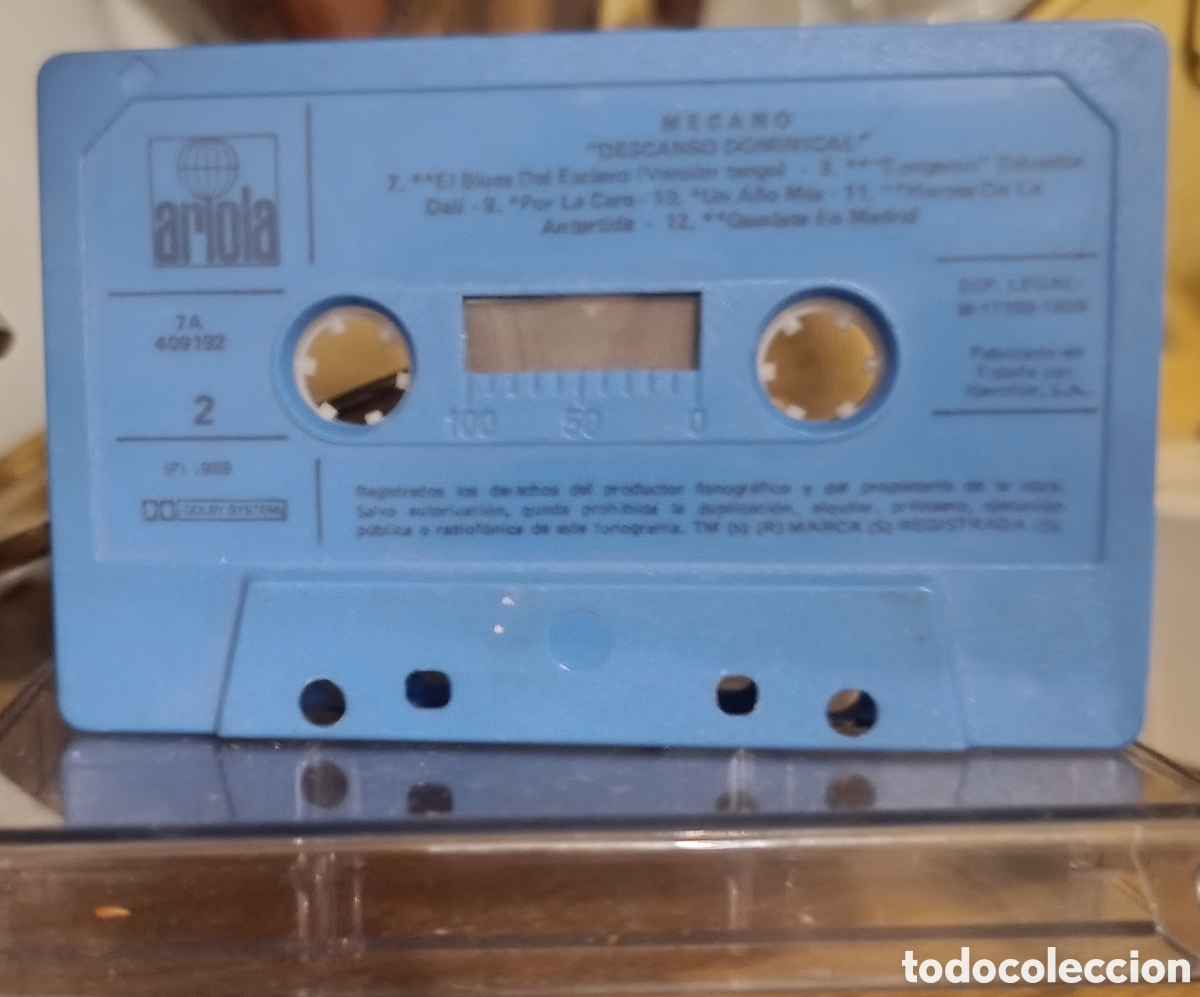 Casetes antiguos: Cassette Mecano - Descanso Dominical ( Sin Car&aacute;tula)