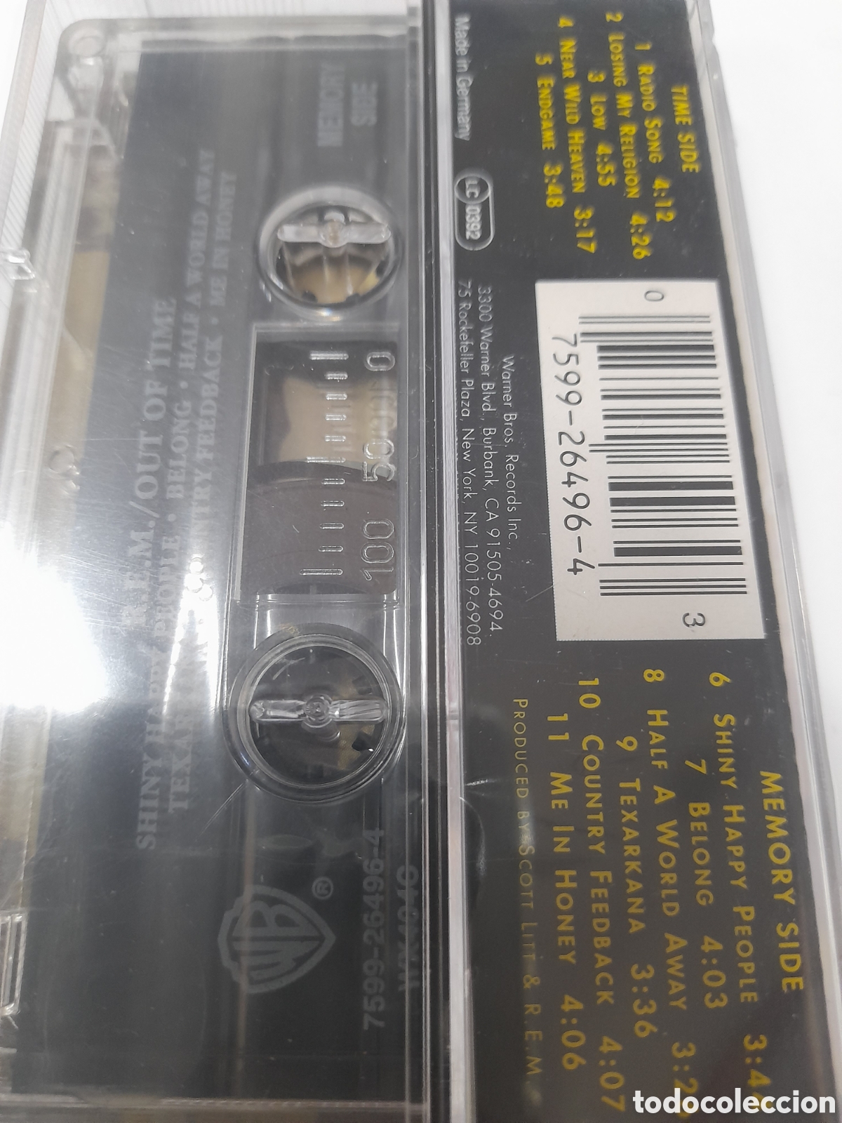 Casetes antiguos: R.E.M. OUT OF TIME.... - Foto 2