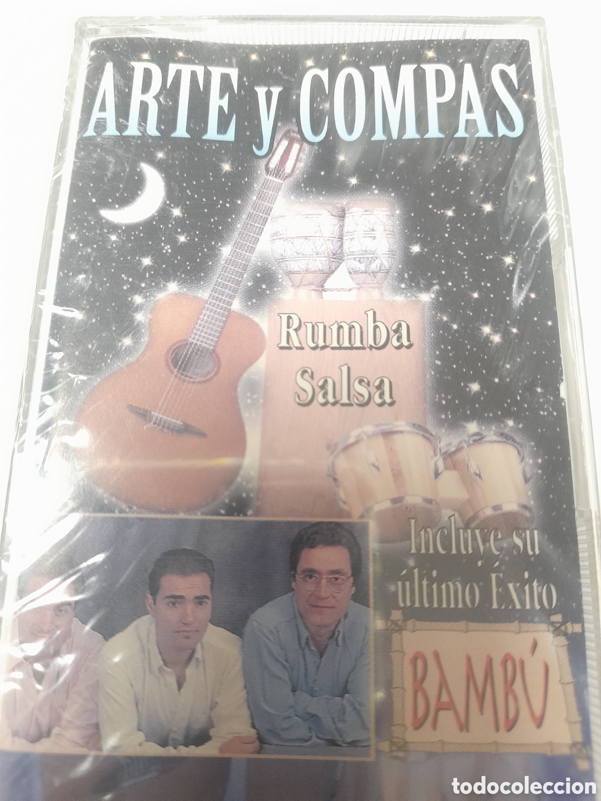 Casetes antiguos: ARTE Y COMPAS. Rumba Salsa. BAMB&Uacute;. - Foto 1