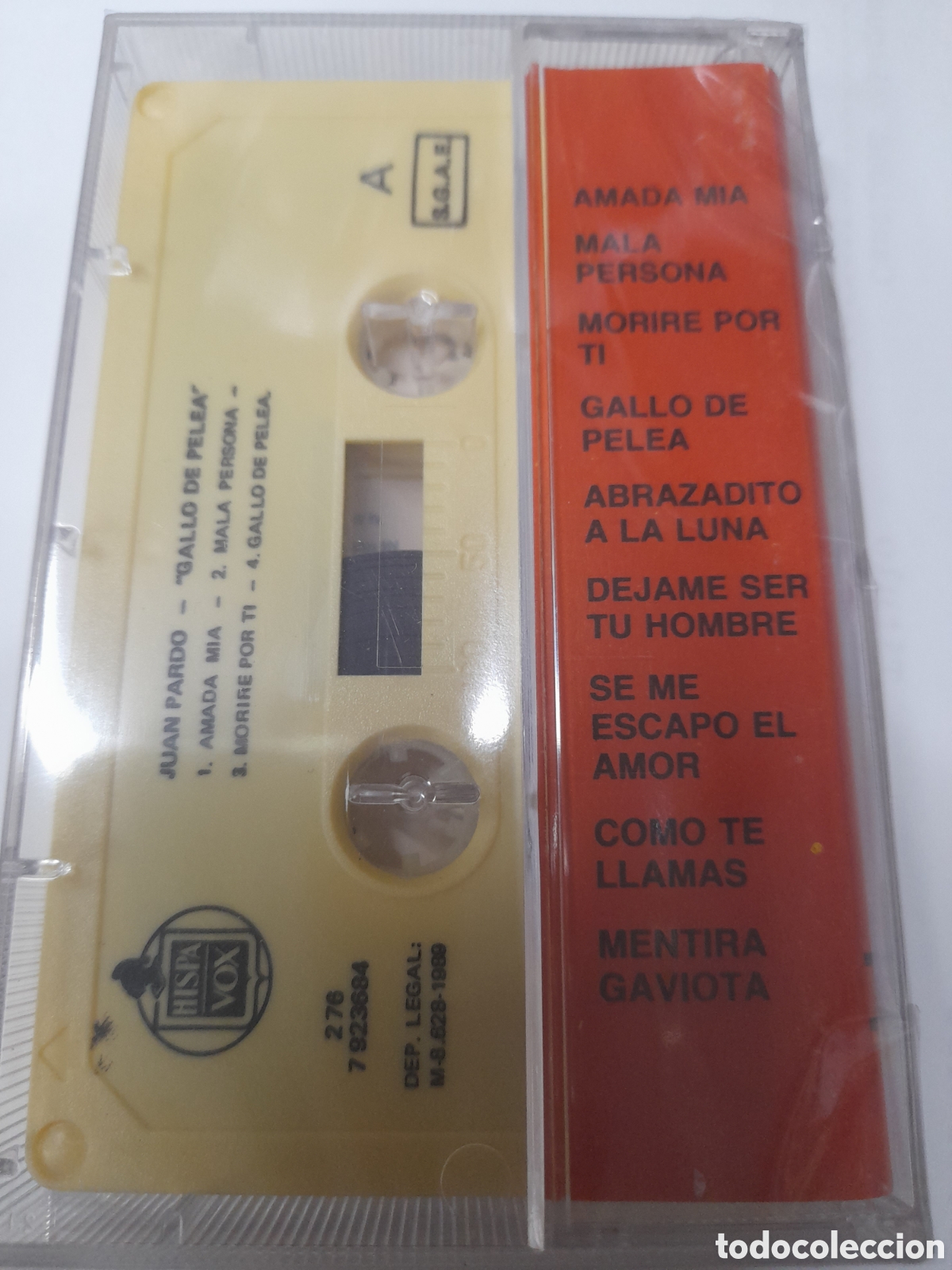 Casetes antiguos: JUAN PARDO. GALLO DE PELEA. - Foto 2
