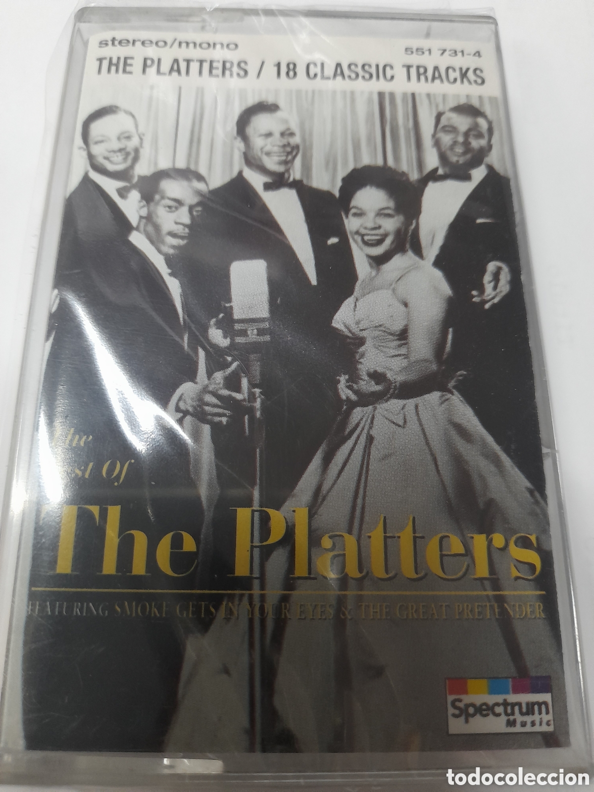 Casetes antiguos: THE PLATTERS. 18 CLASSIC TRACKS. - Foto 1