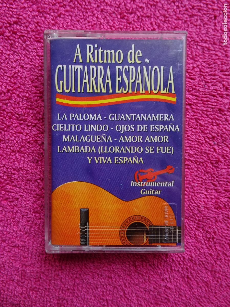 Casetes antiguos: A Ritmo de Guitarra Espa&ntilde;ola Antonio de Lucena 1995 open records