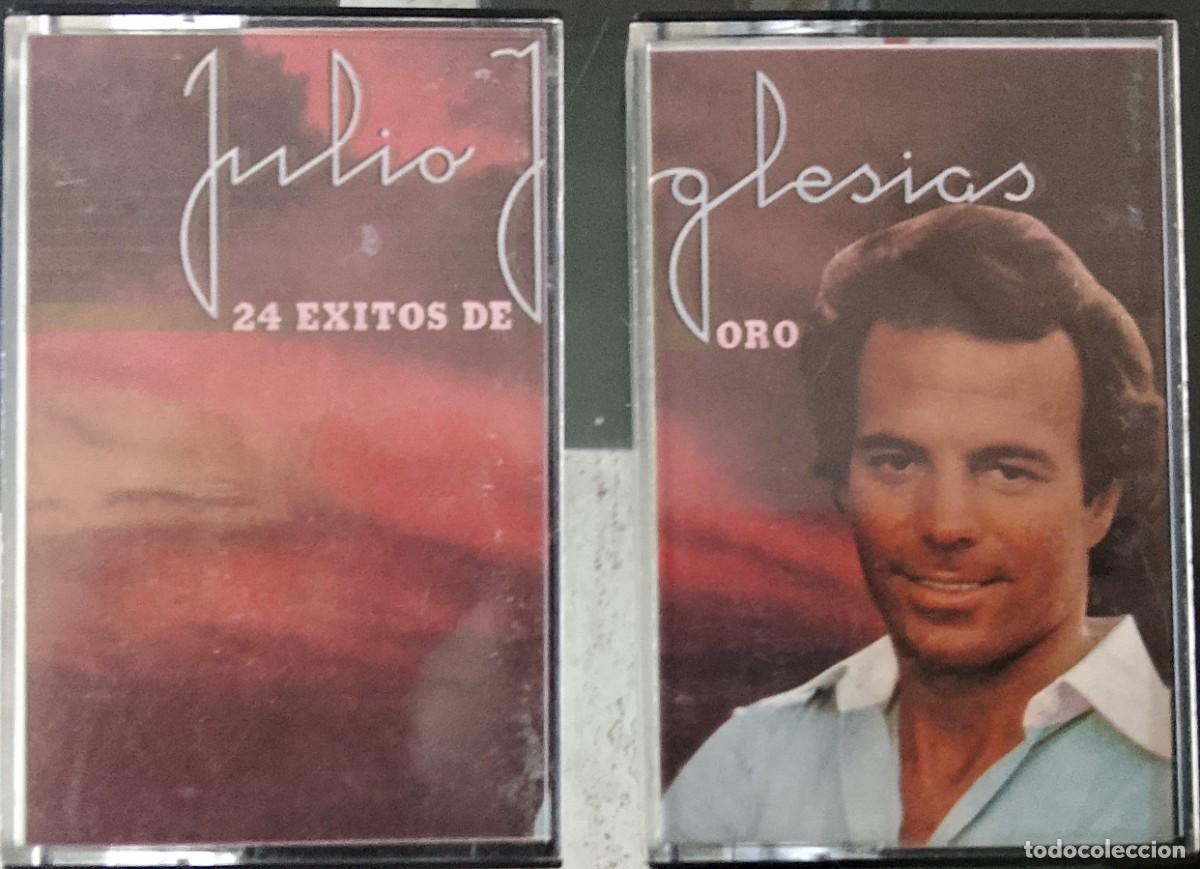 Casetes antiguos: Julio Iglesias. 24 &eacute;xitos de oro. Cinta de cassette. - Foto 1