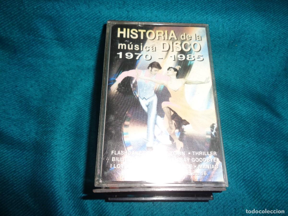 Cassettes Anciennes: HISTORIA DE LA MUSICA DISCO. 1970-1985. LIBELULA, 1993. CASETE