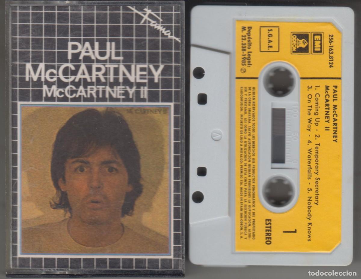 Casetes antiguos: PAUL McCARTNEY cassette McCARTNEY II 1985 EMI Spain