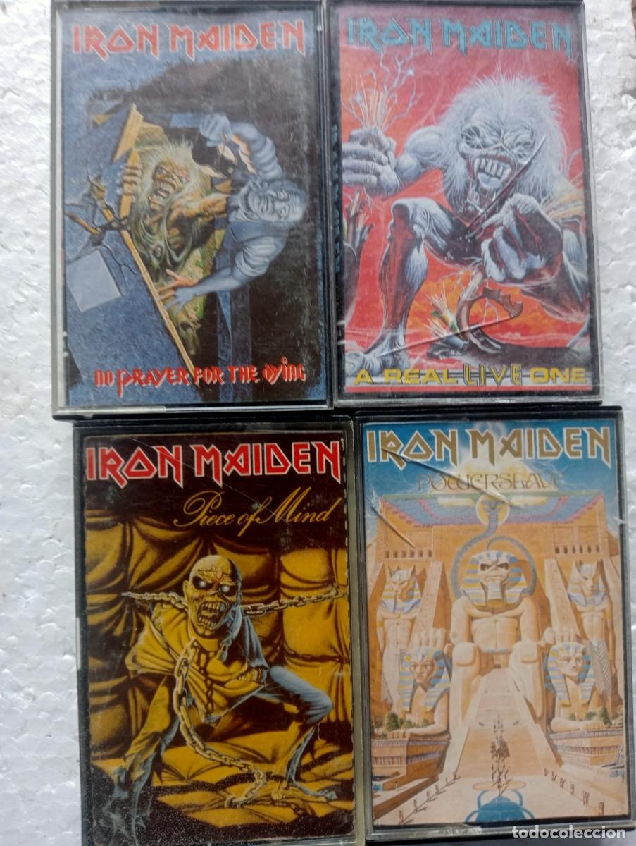 Casetes antiguos: Iron Maiden - lote de 4 casetes ver fotos