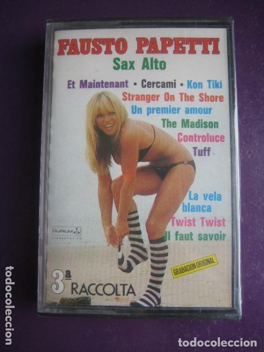 Cassettes Anciennes: Papetti, Fausto - Sax Alto. 3&ordf; Raccolta (Durium, 1962) - reed. espa&ntilde;ola 1978 - sexy cover - escasa