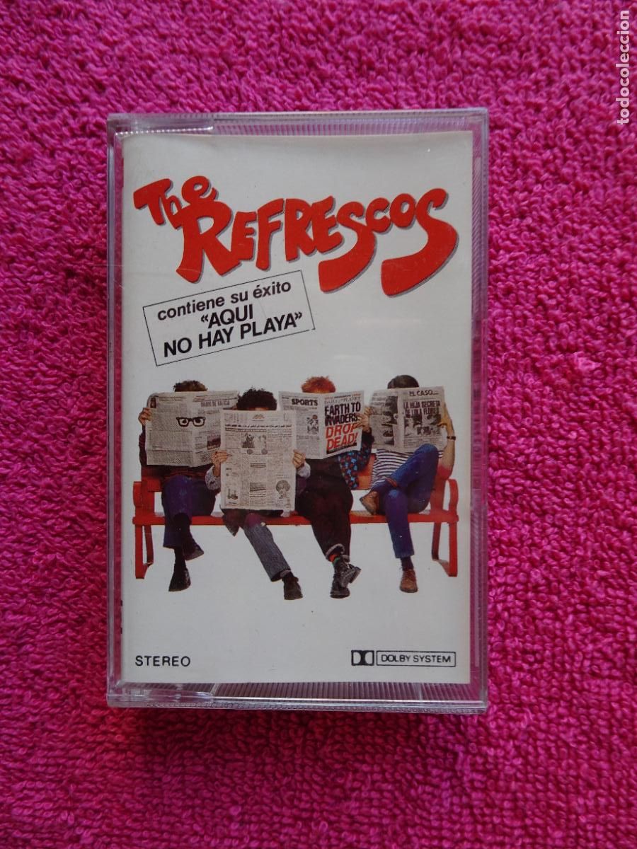 Casetes antiguos: The Refrescos Aqu&iacute; no hay playa 1989 PolyGram Ib&eacute;rica.casette