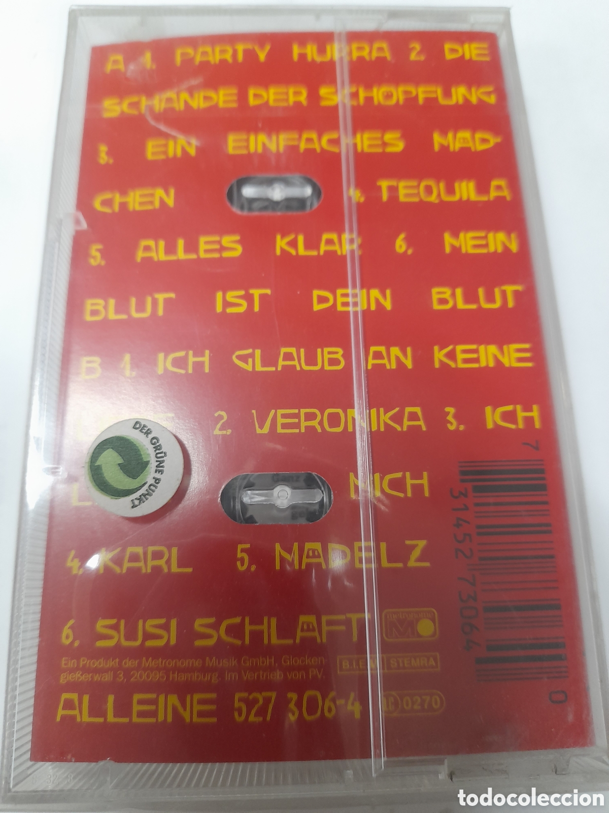 Casetes antiguos: DIE SCHANDE. SUSI SCHLAFT ALLEINE. - Foto 2