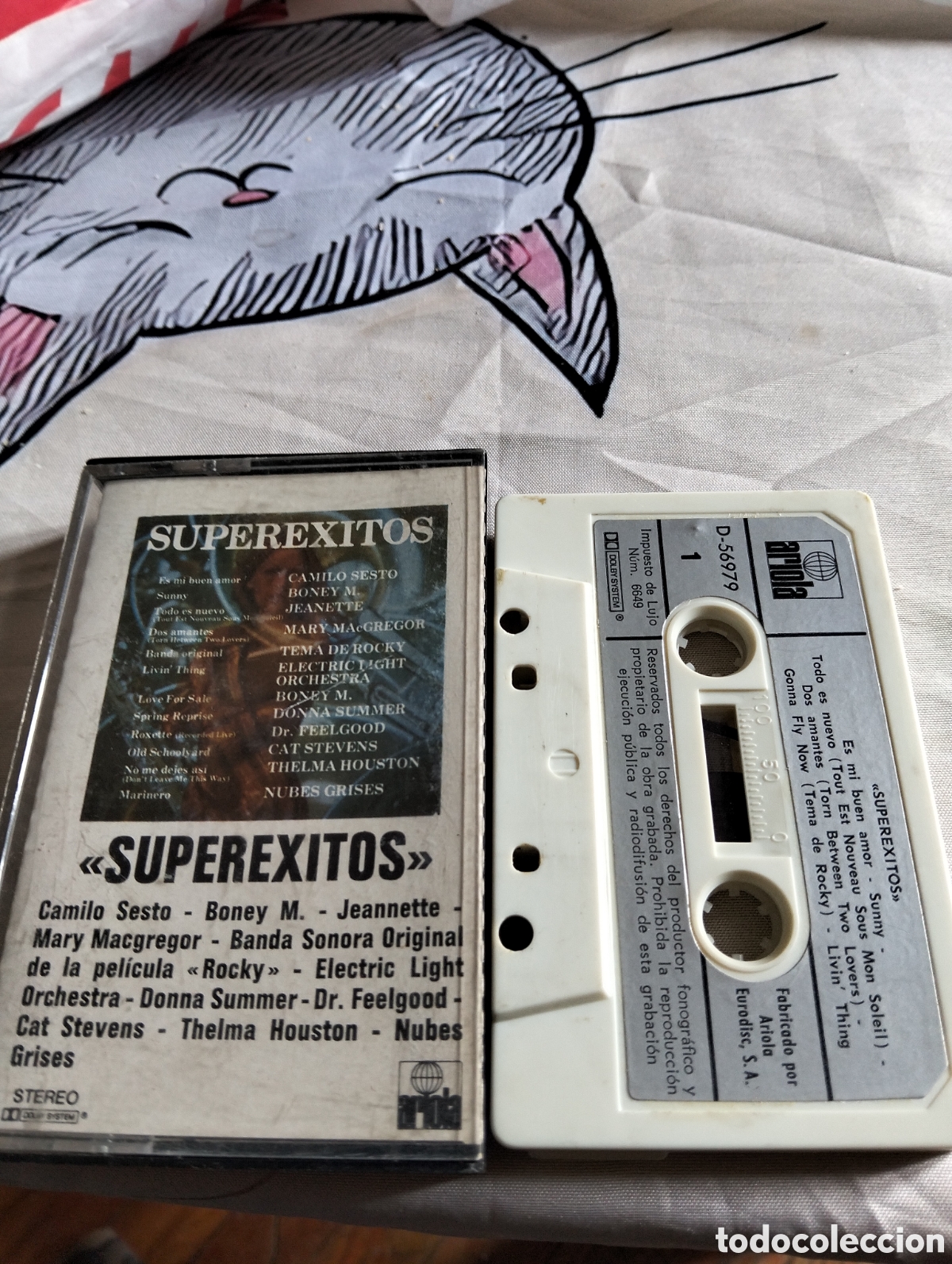Casetes antiguos: Cassette superexitos ariola