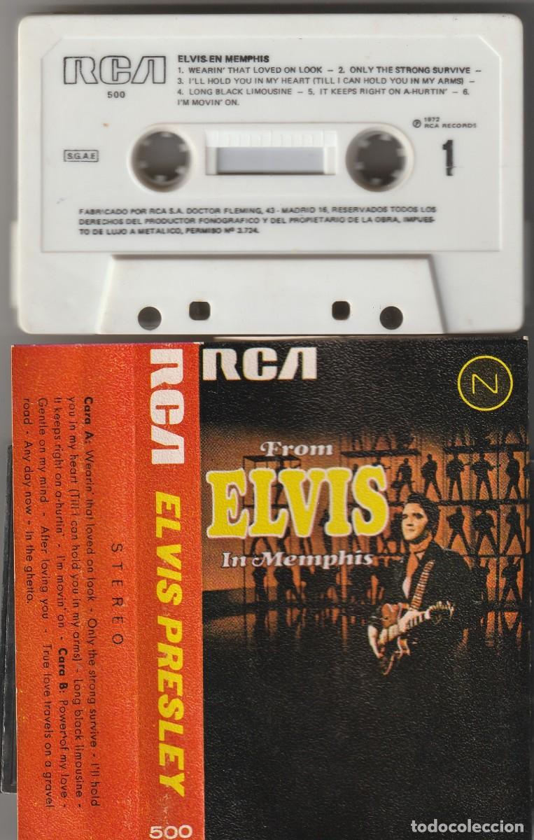 Casetes antiguos: ELVIS PRESLEY - FROM ELVIS TO MEMPHIS (CASSETTE RCA 1972)