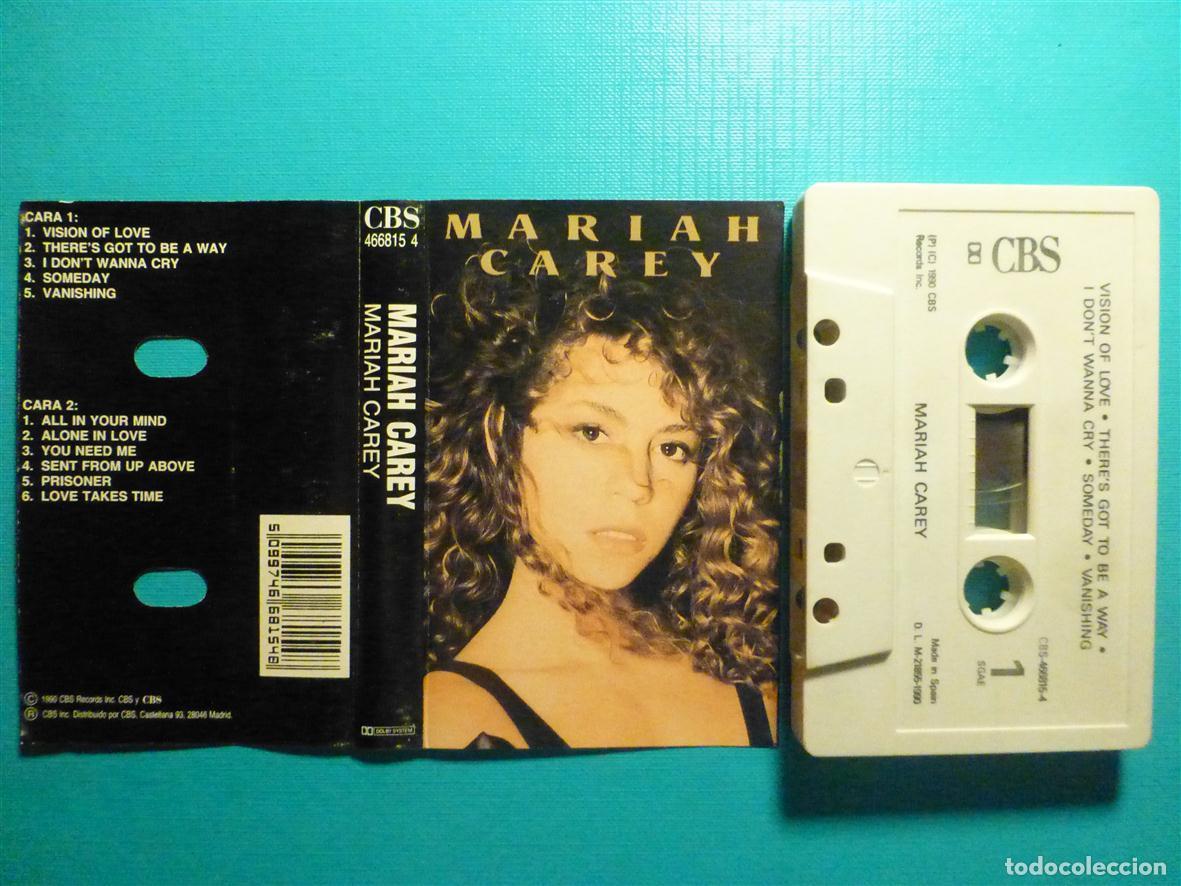 Casetes antiguos: Cinta de Cassette - Casete - Mariah Carey - Mariah Carey - CBS 1990 - Rock