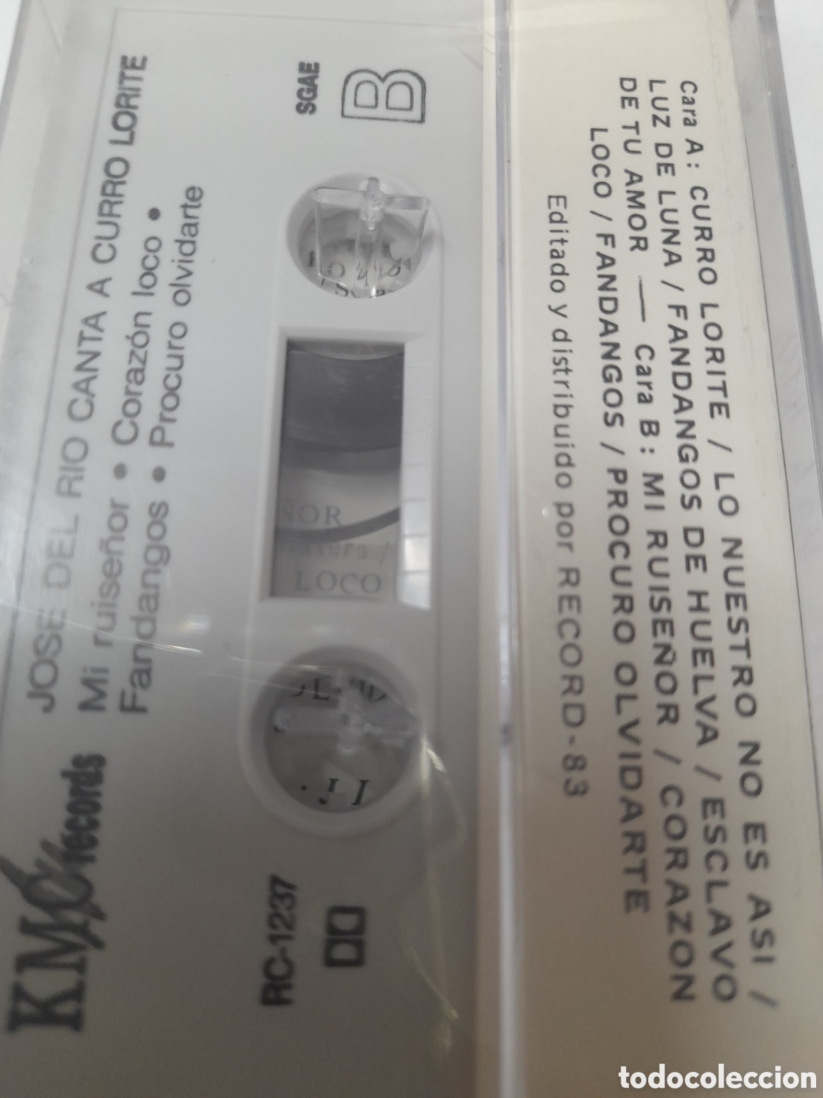 Casetes antiguos: JOSE DEL RIO. Canta a CURRO LORITE. - Foto 2