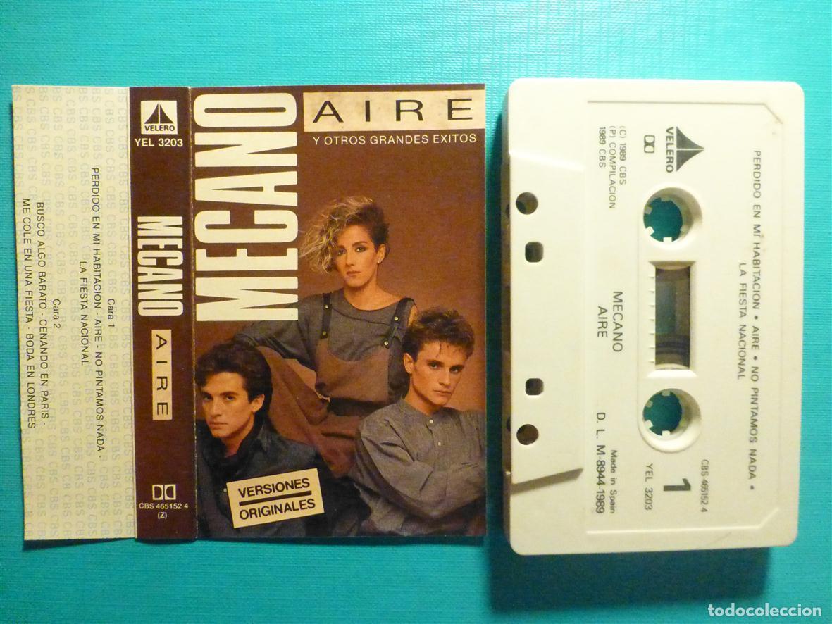 Casetes antiguos: Cinta de Cassette - Casete - Mecano - Aire - Velero 1989 - Pop Rock
