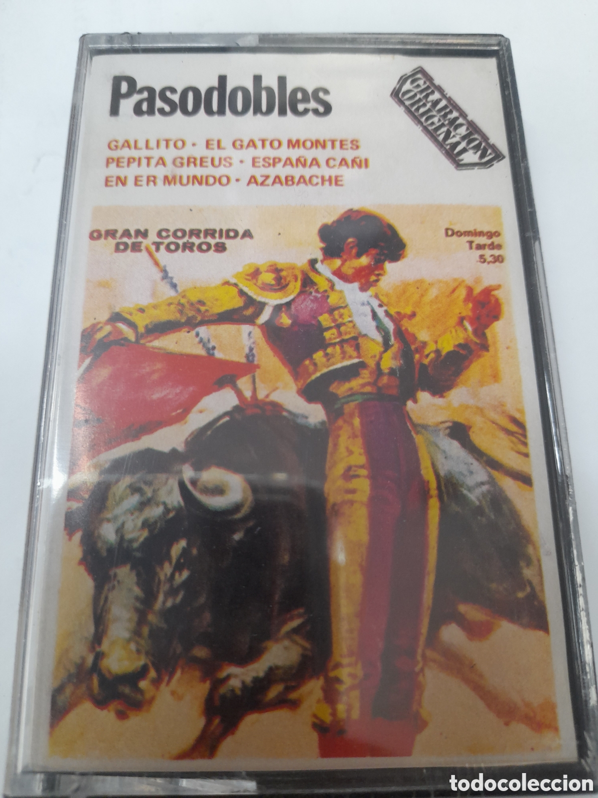 Casetes antiguos: PASODOBLES. Gran Corrida de TOROS. - Foto 1