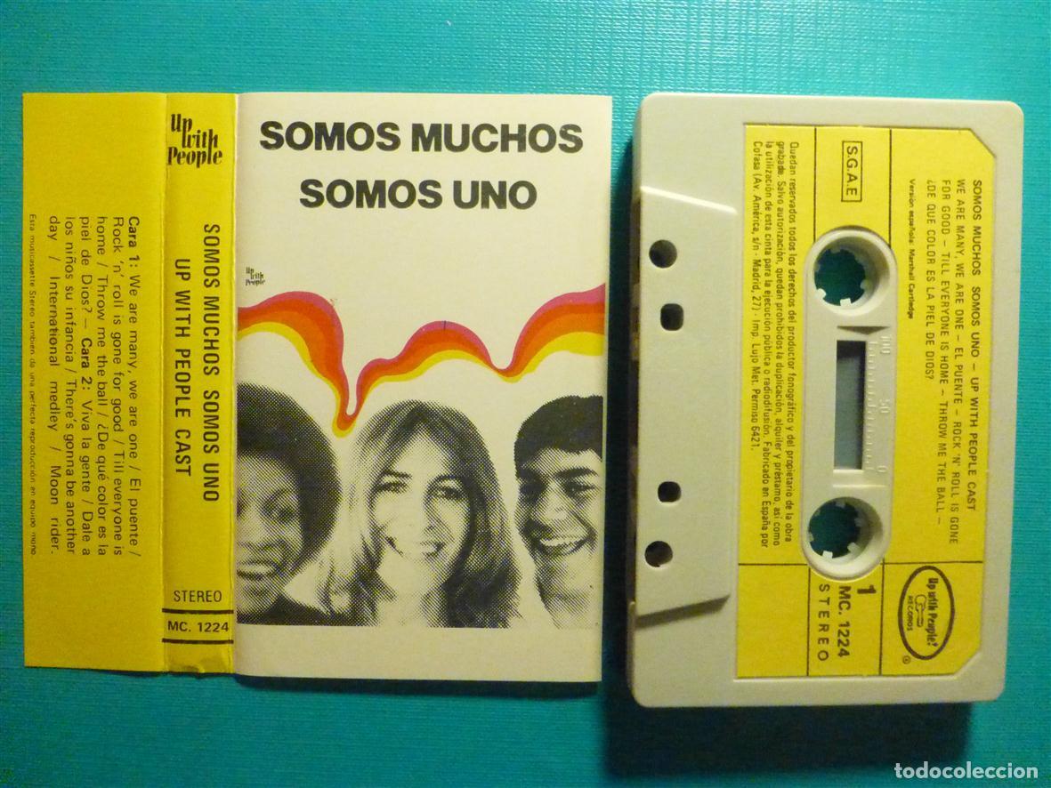 Casetes antiguos: Cinta de Cassette - Casete - Somos Muchos Somos Uno - Up whith People Cast 1979 - Pop Rock