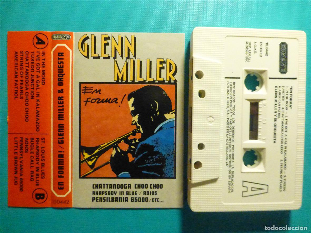 Casetes antiguos: Cinta de Cassette - Casete - Glen Miller & Orquesta - En Forma - Diamante 1990 -