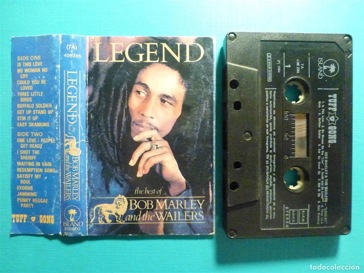 Casetes antiguos: Cinta Cassette, Casete - Bob Marley & The Wailers - The Best of Legend - Island Records 1984