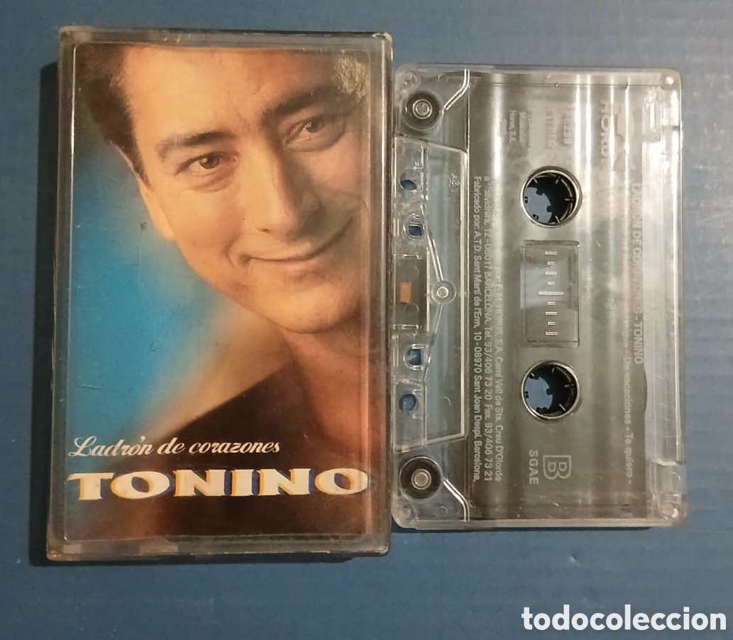 Casetes antiguos: TONINO &bull; Ladr&oacute;n de corazones &bull; Horus &bull; CASETE