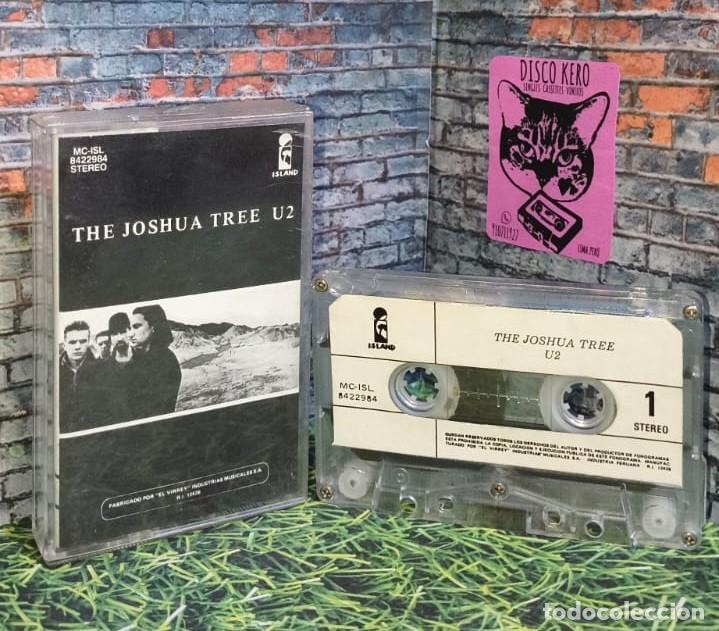 Casetes antiguos: U2 &rdquo;THE JOSHUA TREE&rdquo; CASSETTE EDICION PERUANA ETIQUETA BLANCA PRIMERA PRENSA