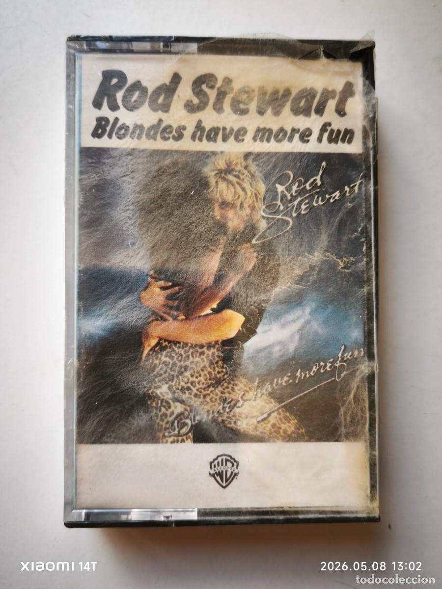Casetes antiguos: ROD STEWART-BLONDESHAVE MORE FUN. (WB HISPAVOX C90.094).