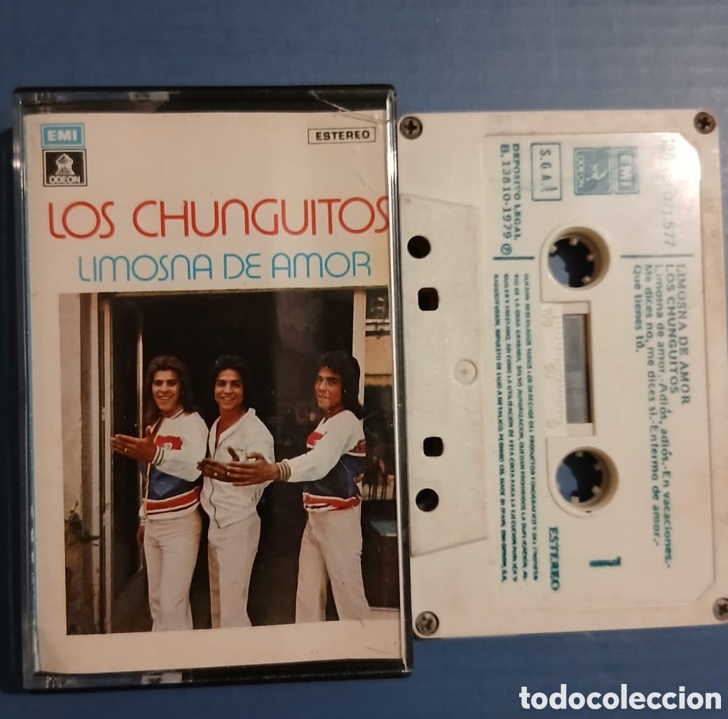 Cassetes antigas: LOS CHUNGUITOS &bull; LIMOSNA DE AMOR &bull; CASETE